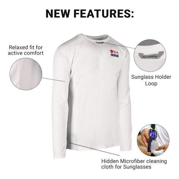 Performance Long Sleeve Shirt | Fins & Stripes Fashion - Image 5