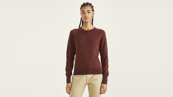 Crewneck Sweater, Classic Fit For Sale