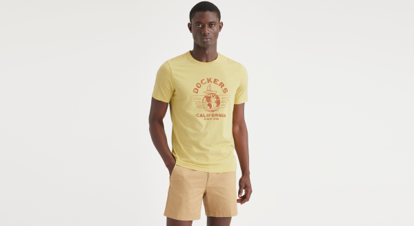 Worldwide Graphic Tee, Slim Fit on Sale