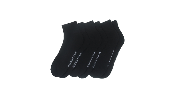 1 2 Cushion Quarter Socks, 3 Pack Online Hot Sale