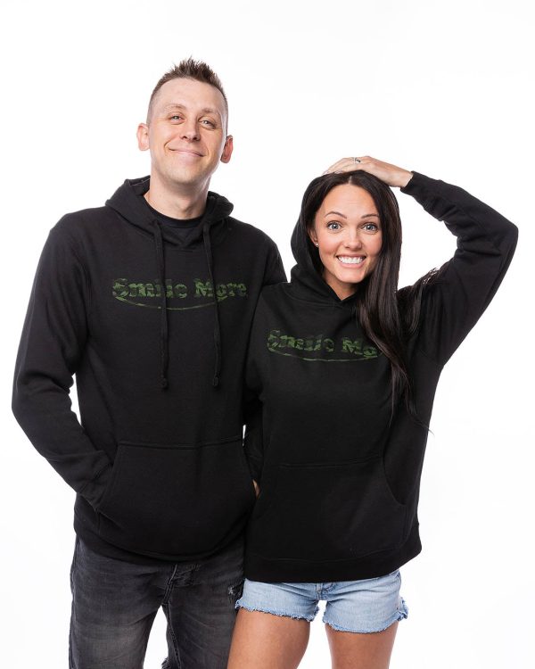 Smile More Camo Hoodie Supply